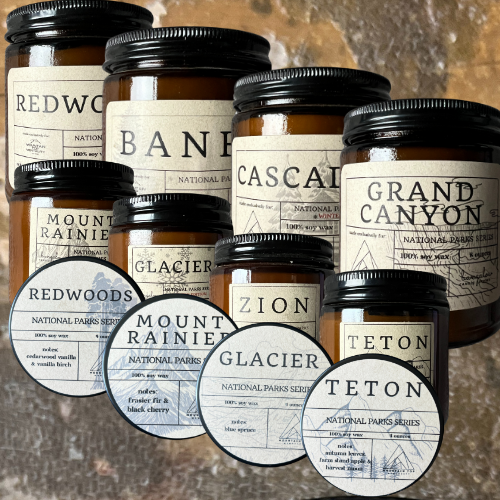 A National Park Candle Collection