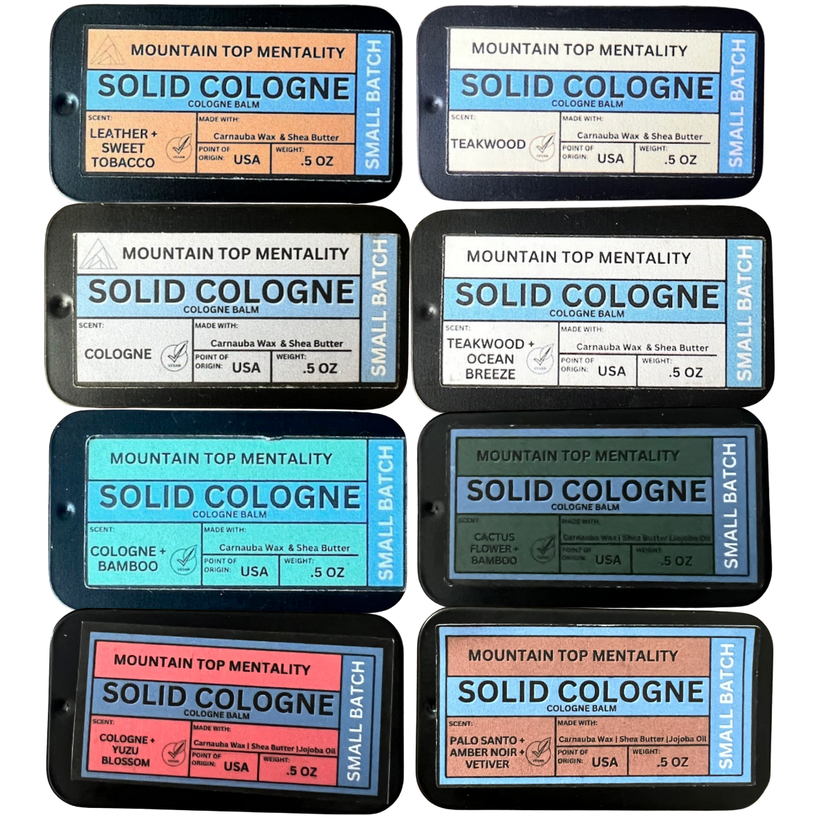 Solid Cologne Set (Set of 5)