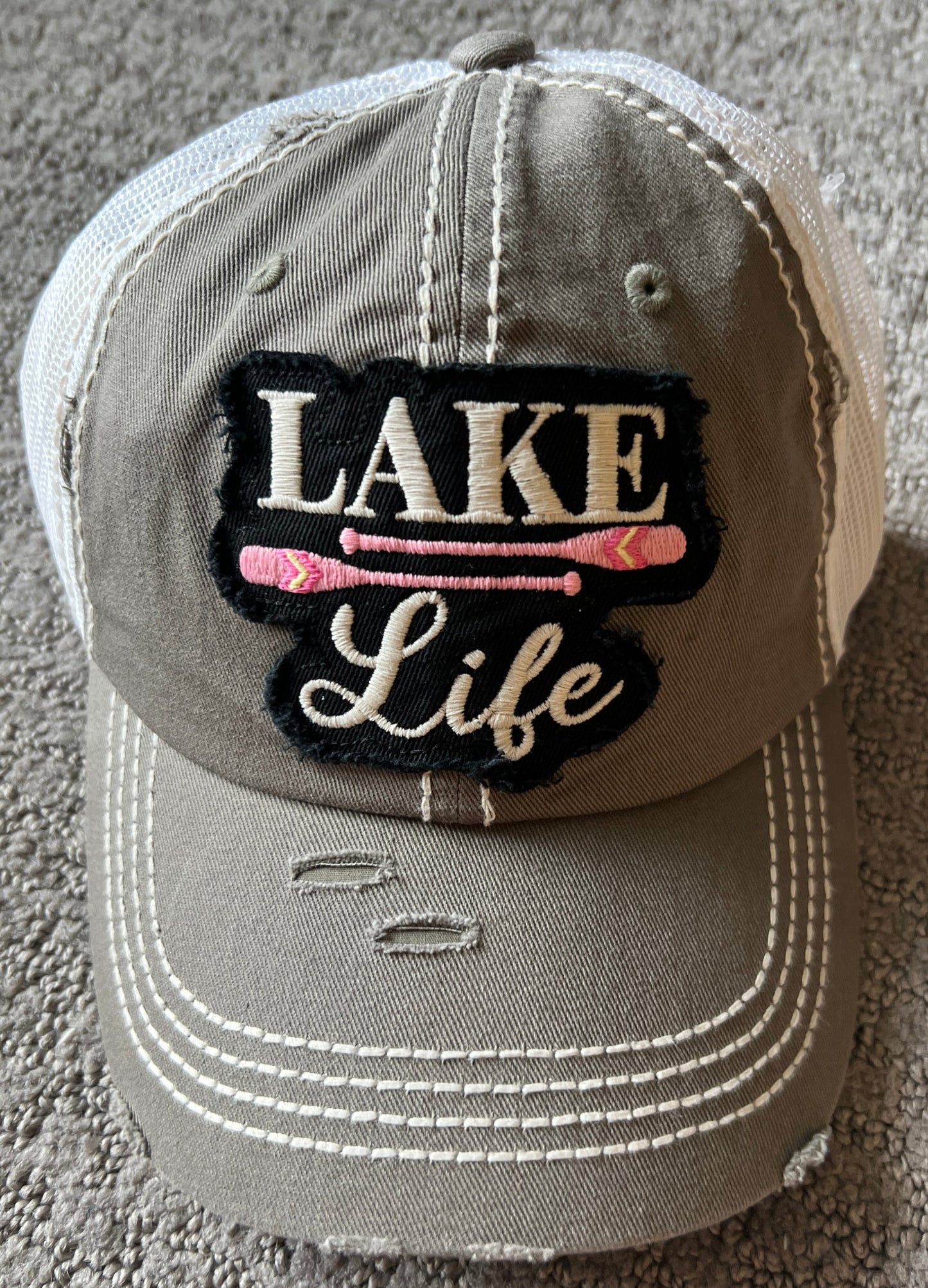 Lake Life Snapback Hats