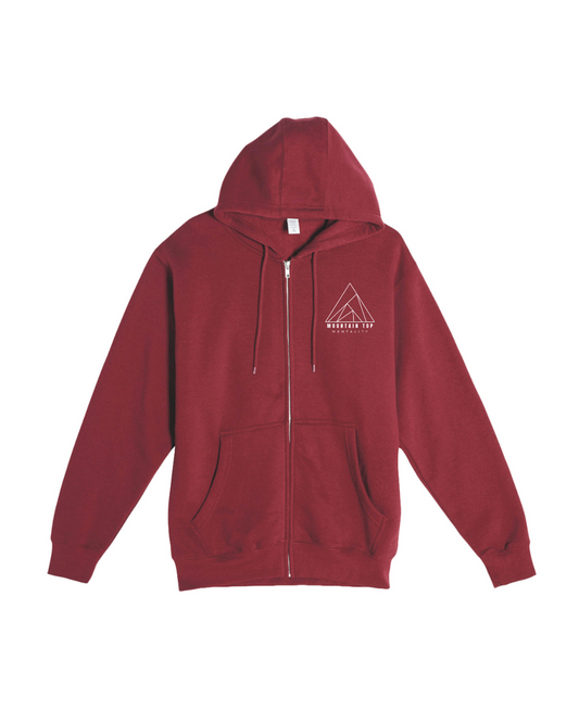 Mountain Top Zip Up Hoodies