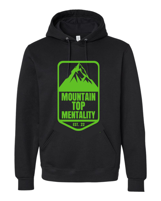 Black Hoodie | Green Logos