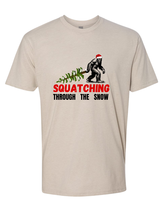 Squatching Through the Snow T-Shirt