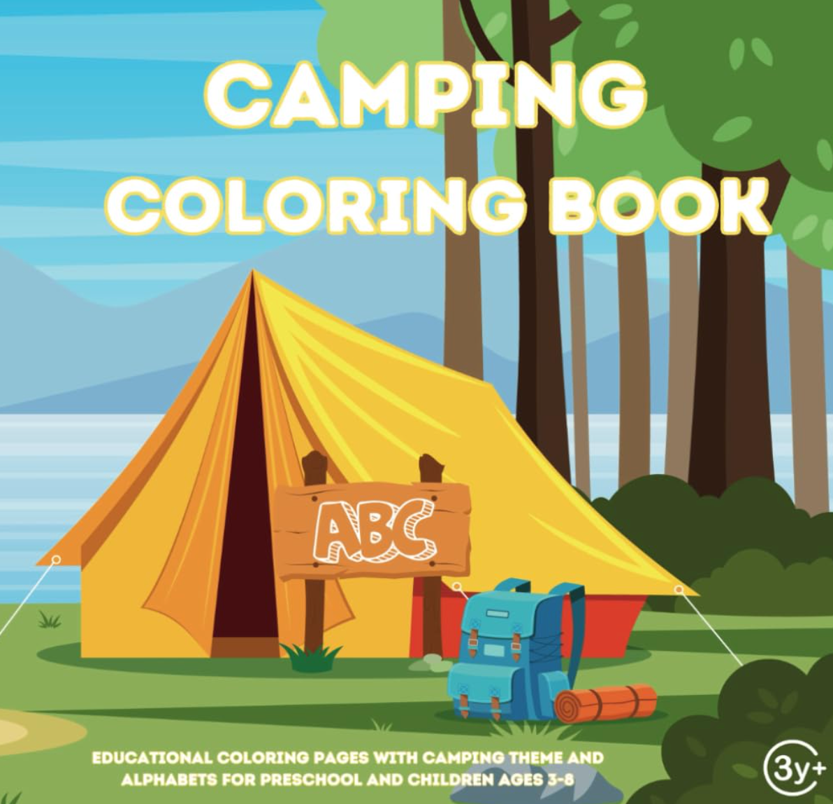 ABC Camping Coloring Book for Kids
