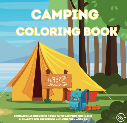 ABC Camping Coloring Book for Kids