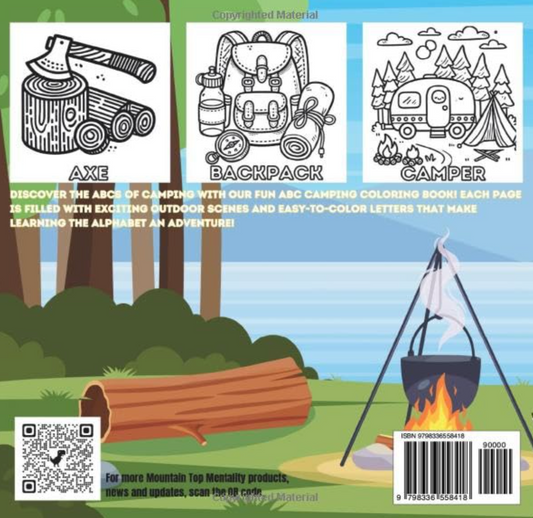 ABC Camping Coloring Book for Kids