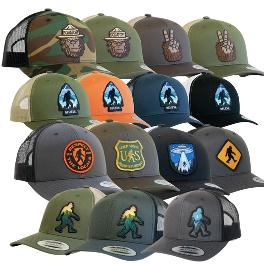 Sasquatch Snapback Hats