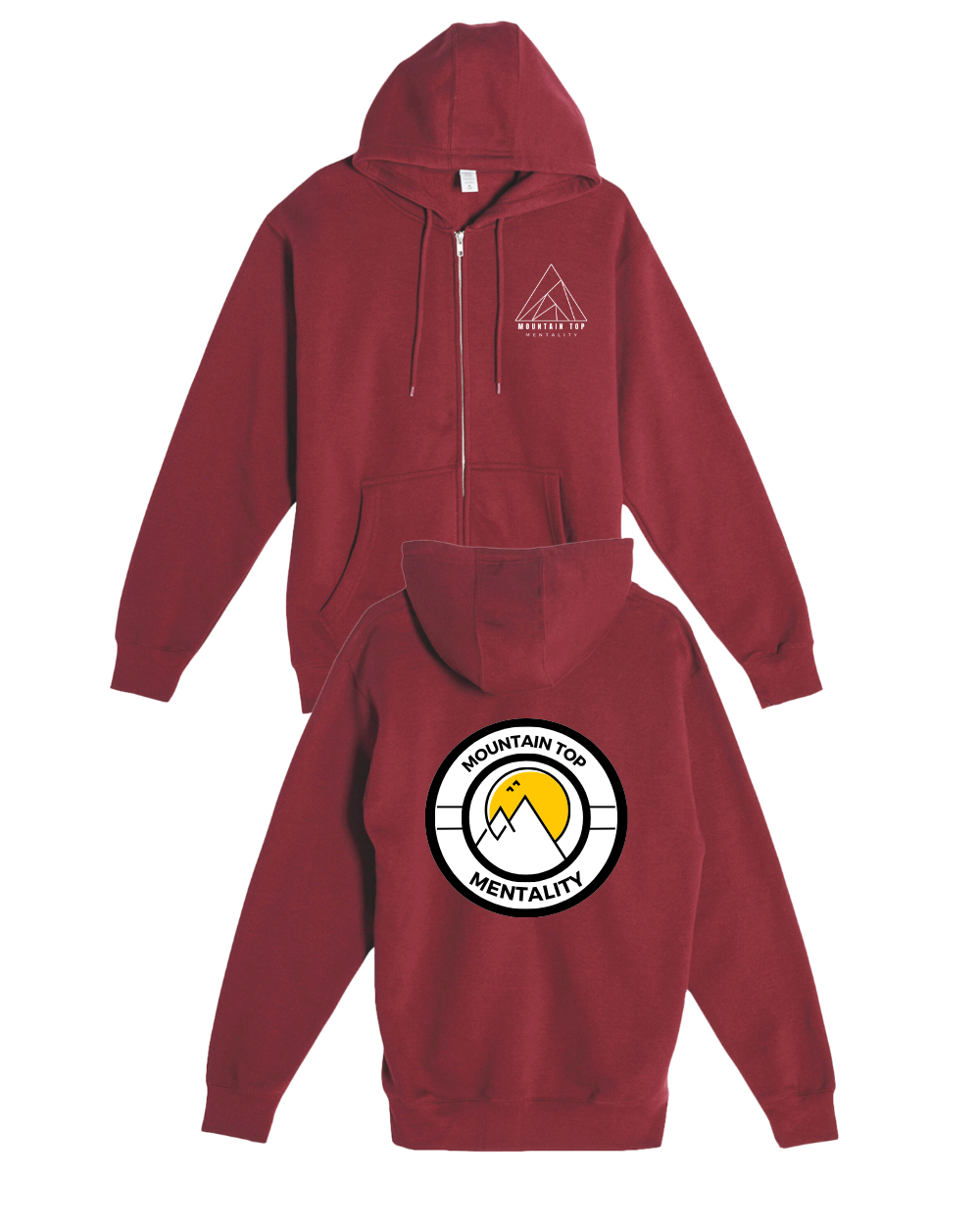 Mountain Top Zip Up Hoodies