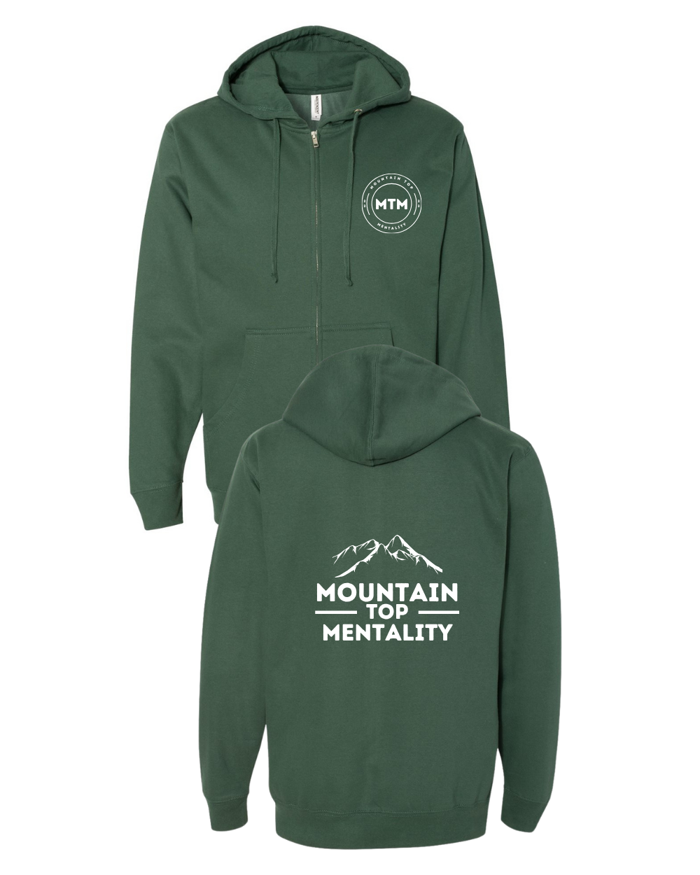 Mountain Top Zip Up Hoodies