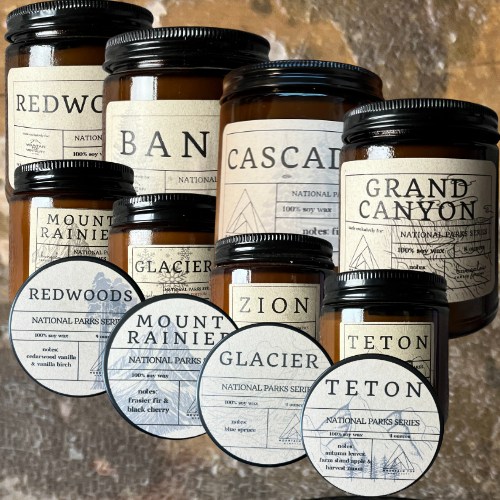 A National Park Candle Collection
