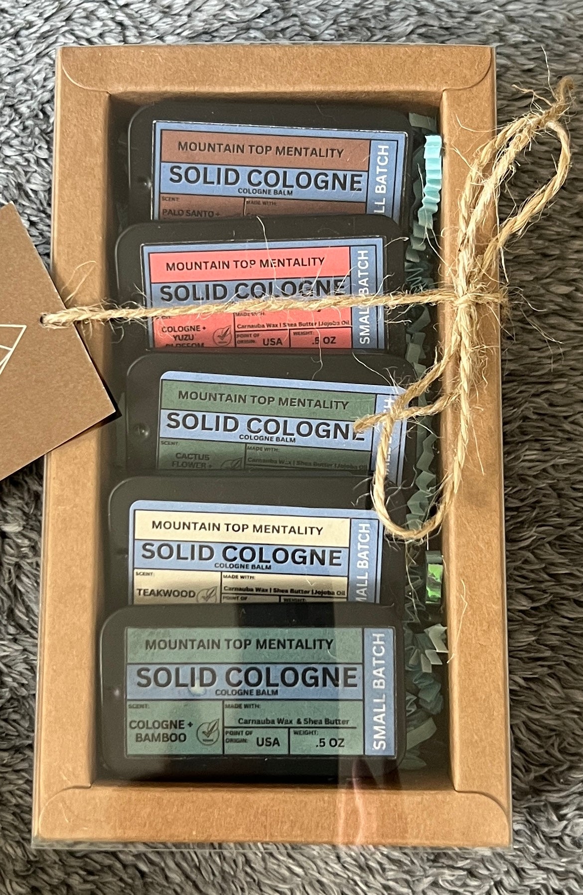 Solid Cologne Set (Set of 5)