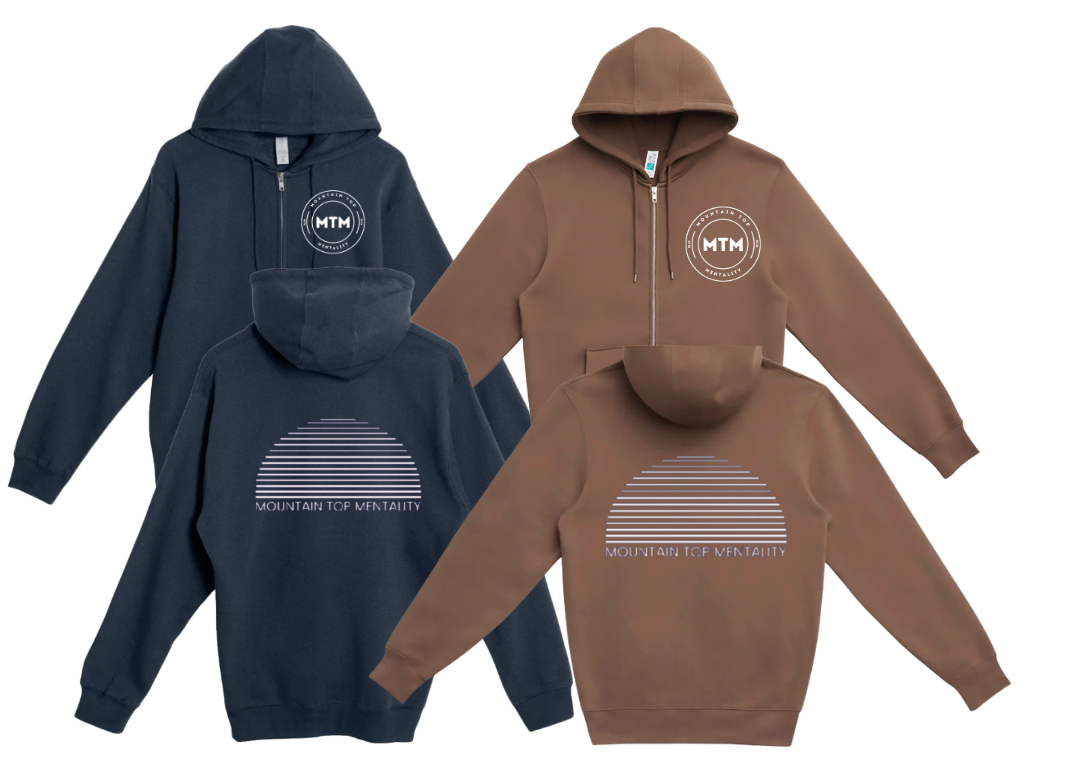 Mountain Top Zip Up Hoodies