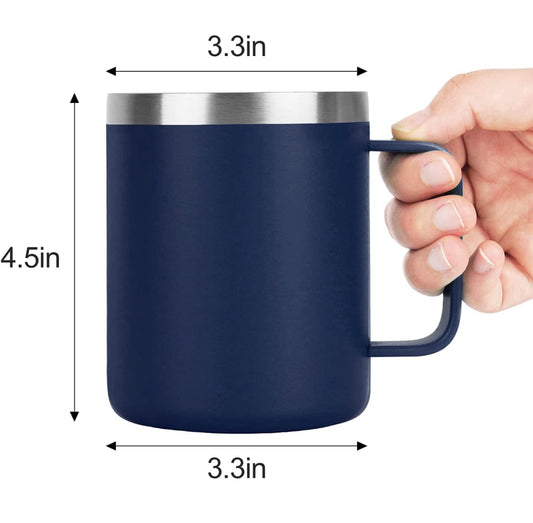 Blue Stainless Steel Mug